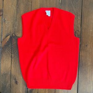 Men's Red Sweater Vest